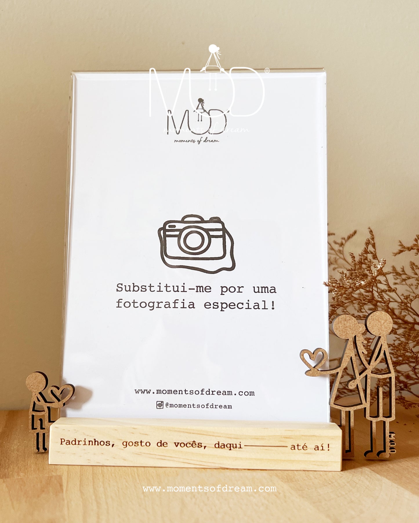 Suporte/Moldura para Fotografias