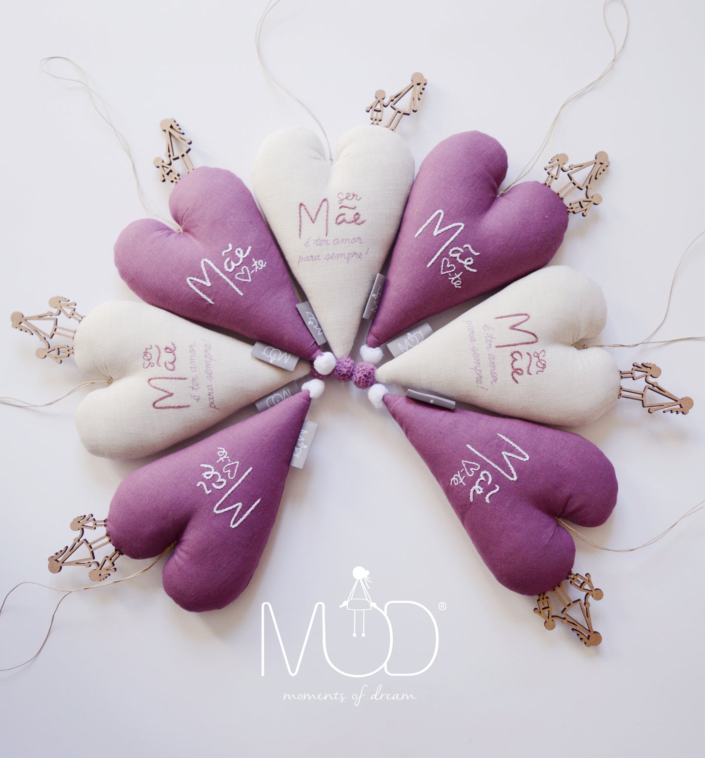 Corações " with <3 " - Especial Mãe