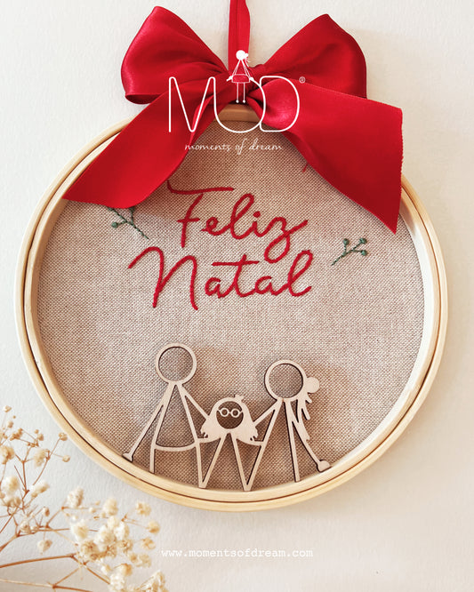 Bastidor Coroa da Natal' 25