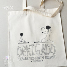 Carregar imagem no visualizador da galeria, Sacos tiracolo Educadoras | Tote bags