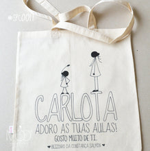 Carregar imagem no visualizador da galeria, Sacos tiracolo Educadoras | Tote bags