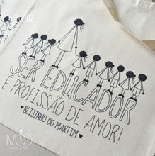 Carregar imagem no visualizador da galeria, Sacos tiracolo Educadoras | Tote bags